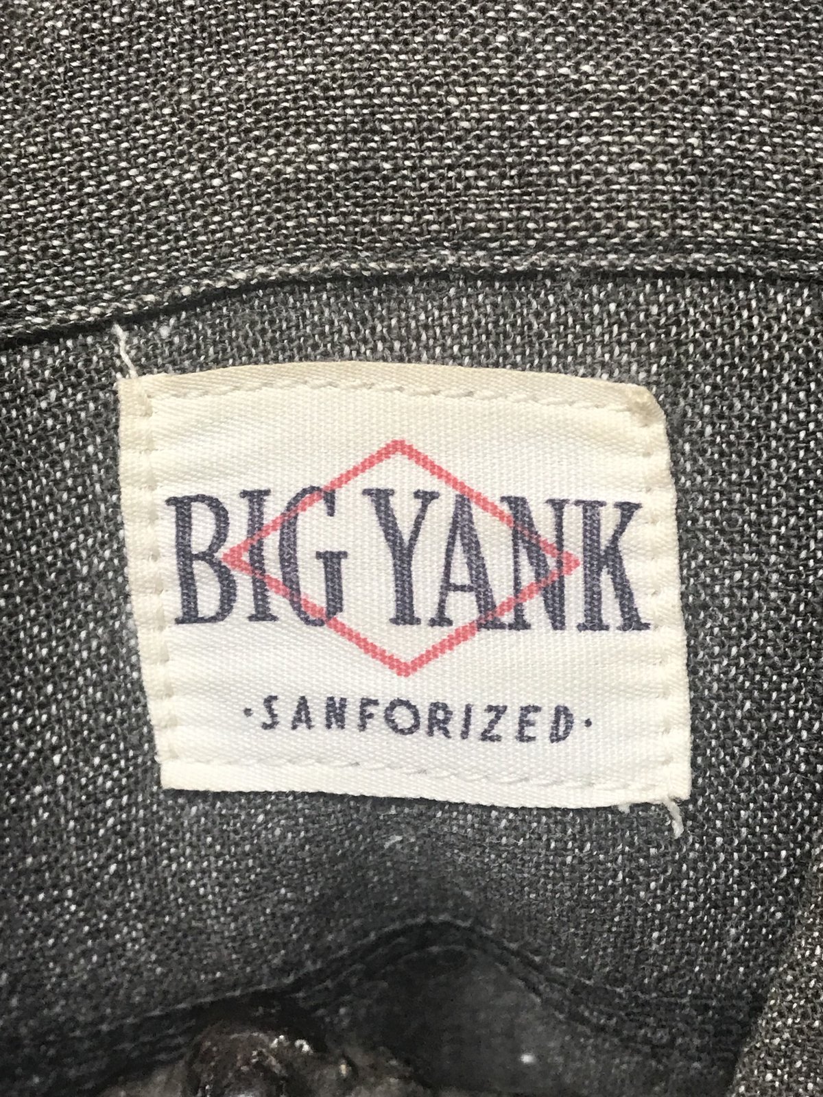 Vintage BIG YANK Black Chambray Work Shirts | S