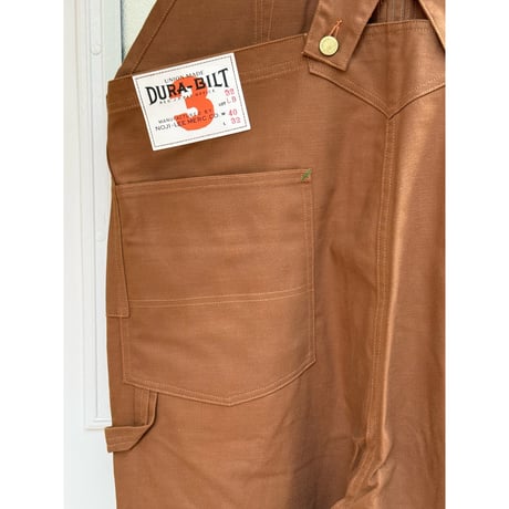DURA-BILT 3 SERIES Low Back Overalls 32-LB BROWN DUCK