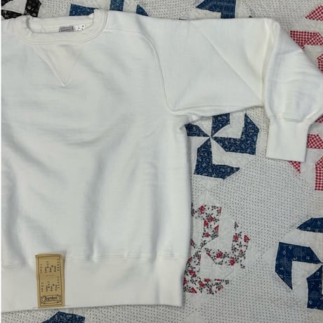 Gordon Double V Freedom Sleeve Sweat VINTAGE WHITE