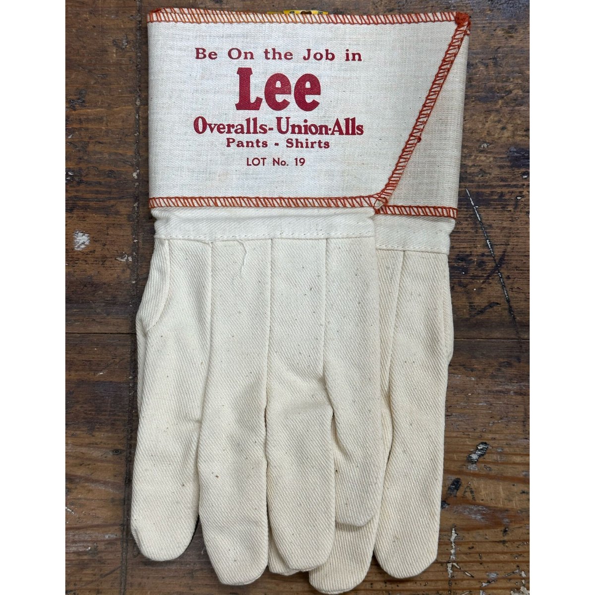 Vintage Lee DEAD STOCK WORK GLOVES | Shank Clot