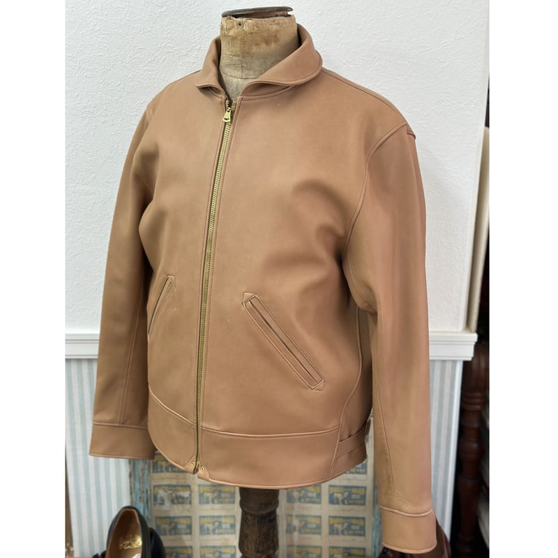 30's Style Cossack Leather Sports Jacket LOT159