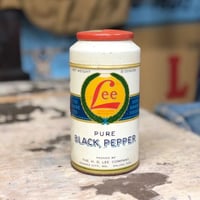 Vintage Lee BLACK PEPPER Tin Can