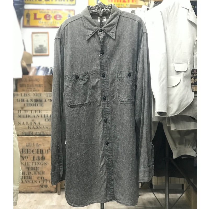 Vintage BIG YANK Black Chambray Work Shirts | S Vintage BIG YANK Black Chambray Work Shirts | S