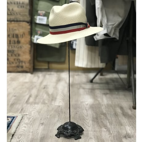EL SOMBRERO W-Name Panama Hat LOT1563  NATURAL/TRICOLORE