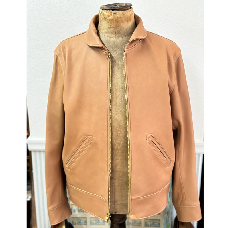 30's Style Cossack Leather Sports Jacket LOT159