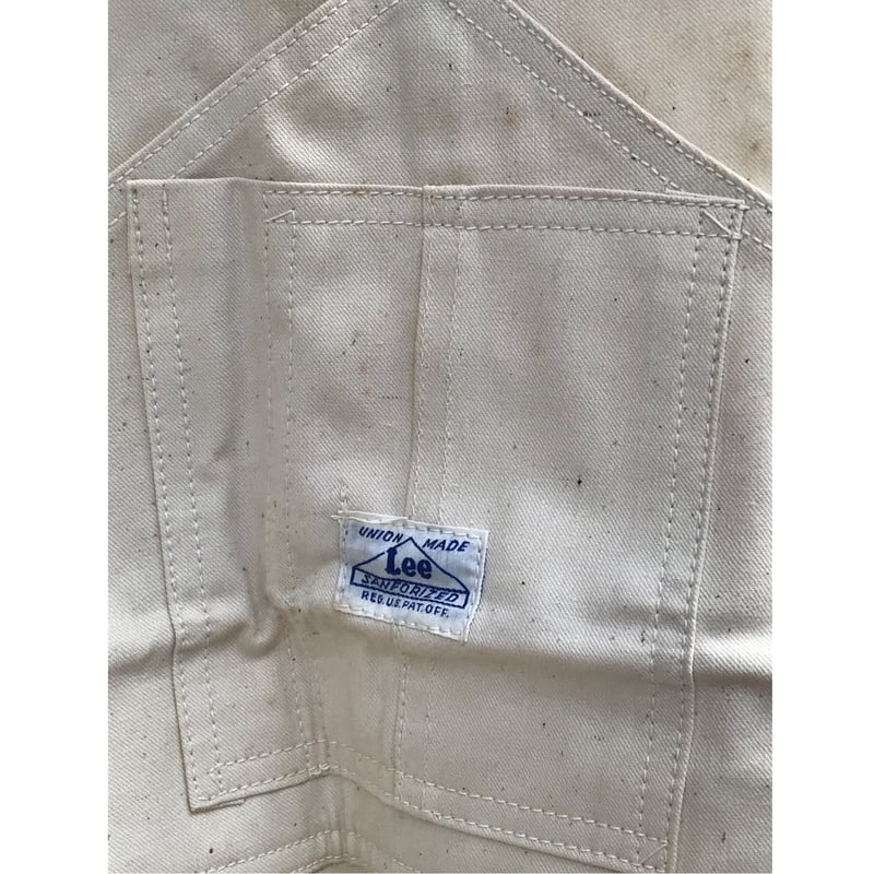 Vintage Lee P44 Off White Overalls DEAD STOCK N