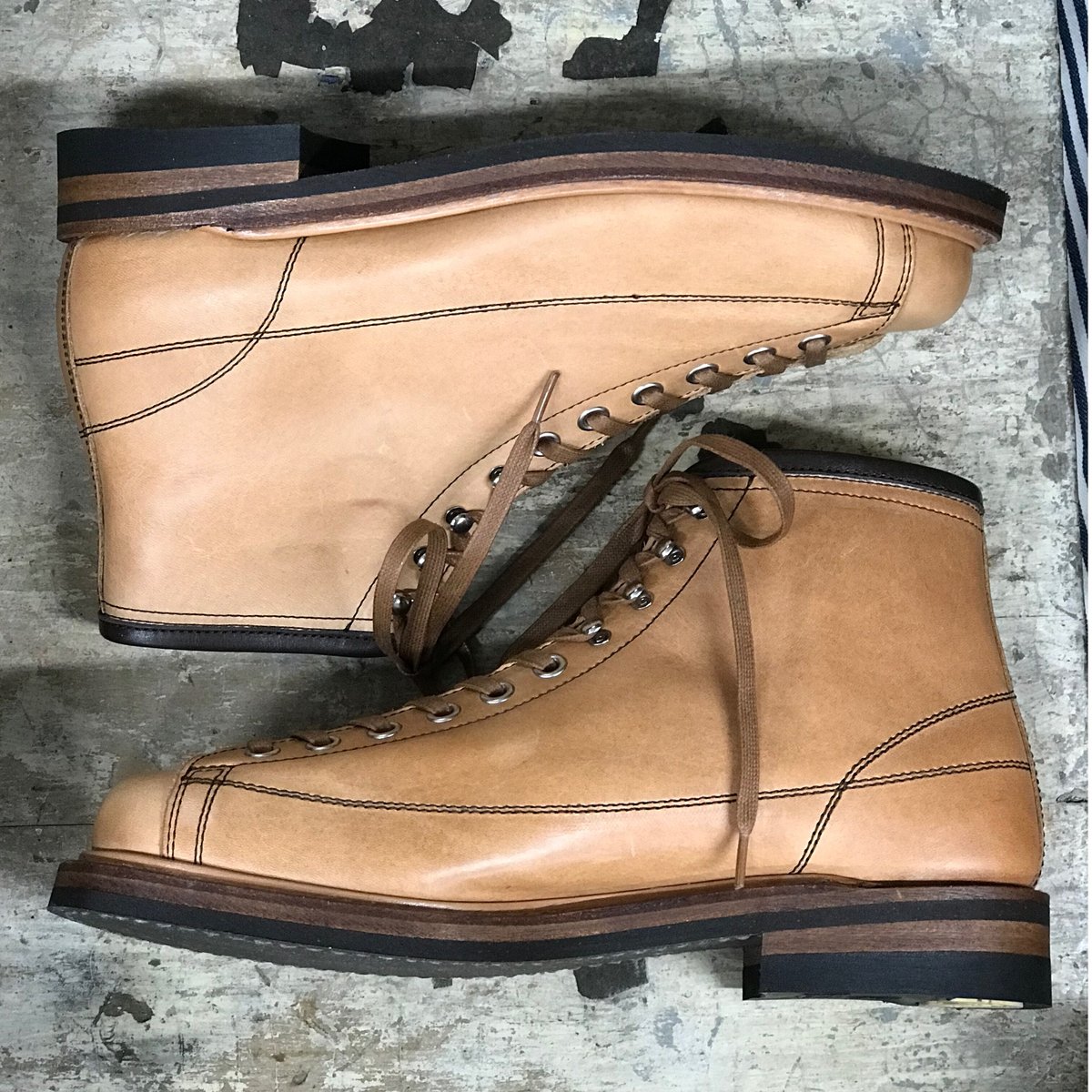 Classical Lineman Boots LOT1034 NATURAL | Shank...