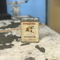 Vintage Lee SUMMER GIRL GINGER Tin Can