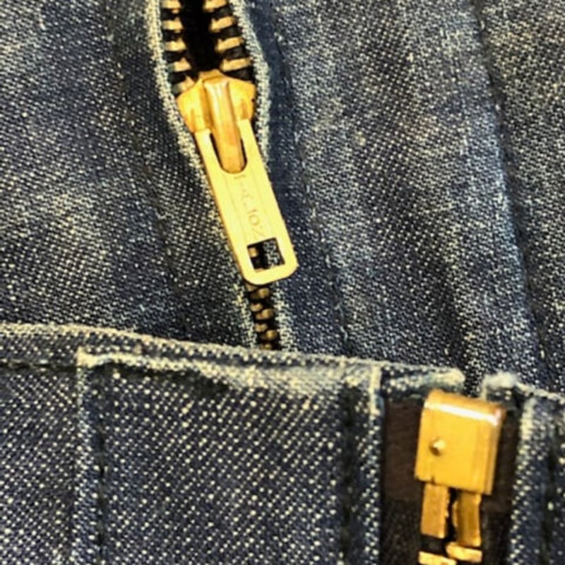 50s〜60s LEE 191-LBワークジャケット 46タロン製ジッパー Vintage Lee 191-LB Denim Jacket Quilt Lined Work Coat Workwear