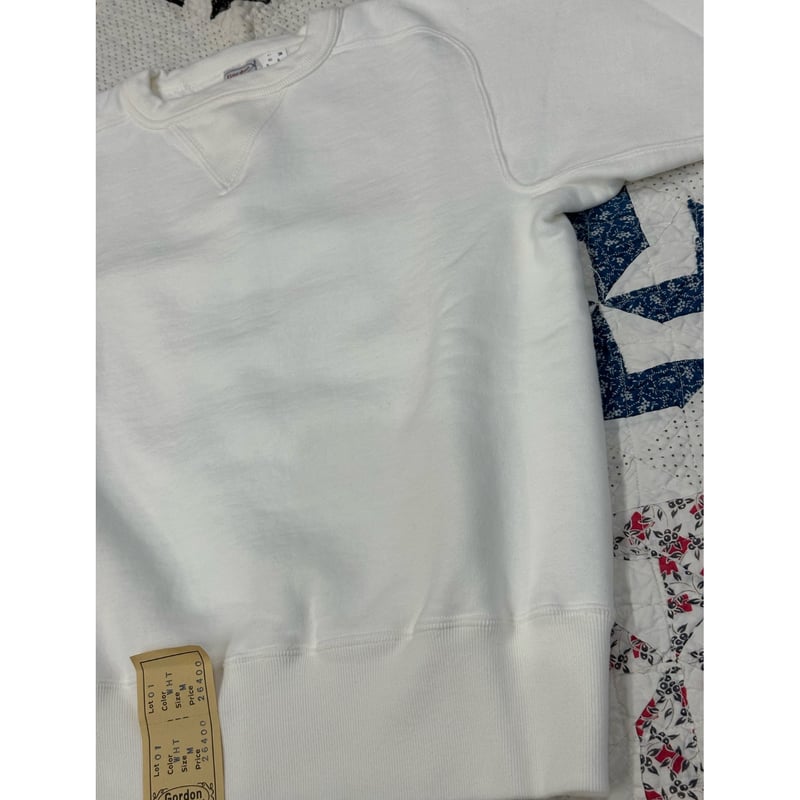 Gordon Double V Freedom Sleeve Sweat VINTAGE WH
