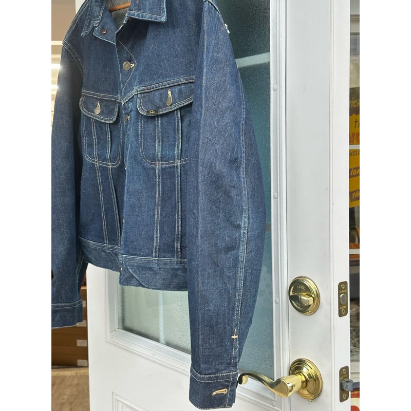 50s 濃紺 Lee 101J 赤タグ前期 size42 デニムジャケット 楽天市場】50's 前期赤タグ Lee 101-J 40 / リー 赤文字タグ