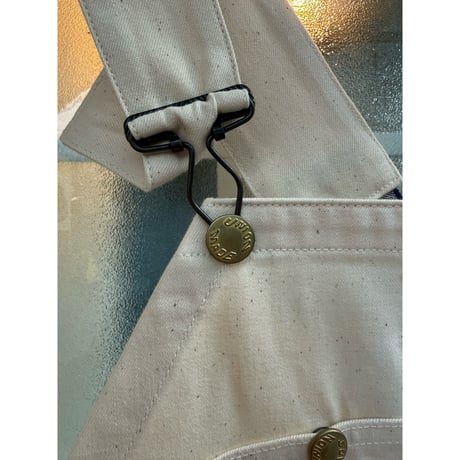 DURA-BILT 3 SERIES Low Back Overalls 34-LB OFF WHITE TWILL