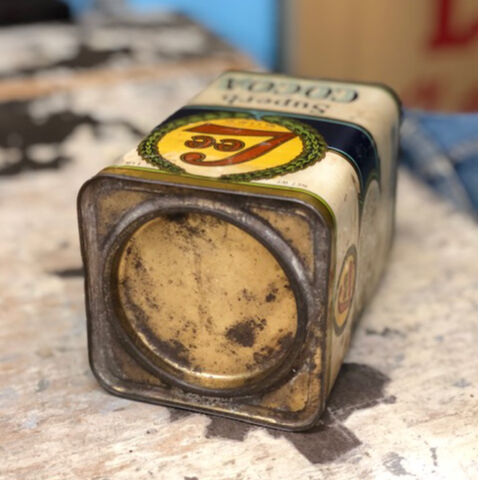 40s〜vintage Lee 看板 実物 食品缶 - 小物