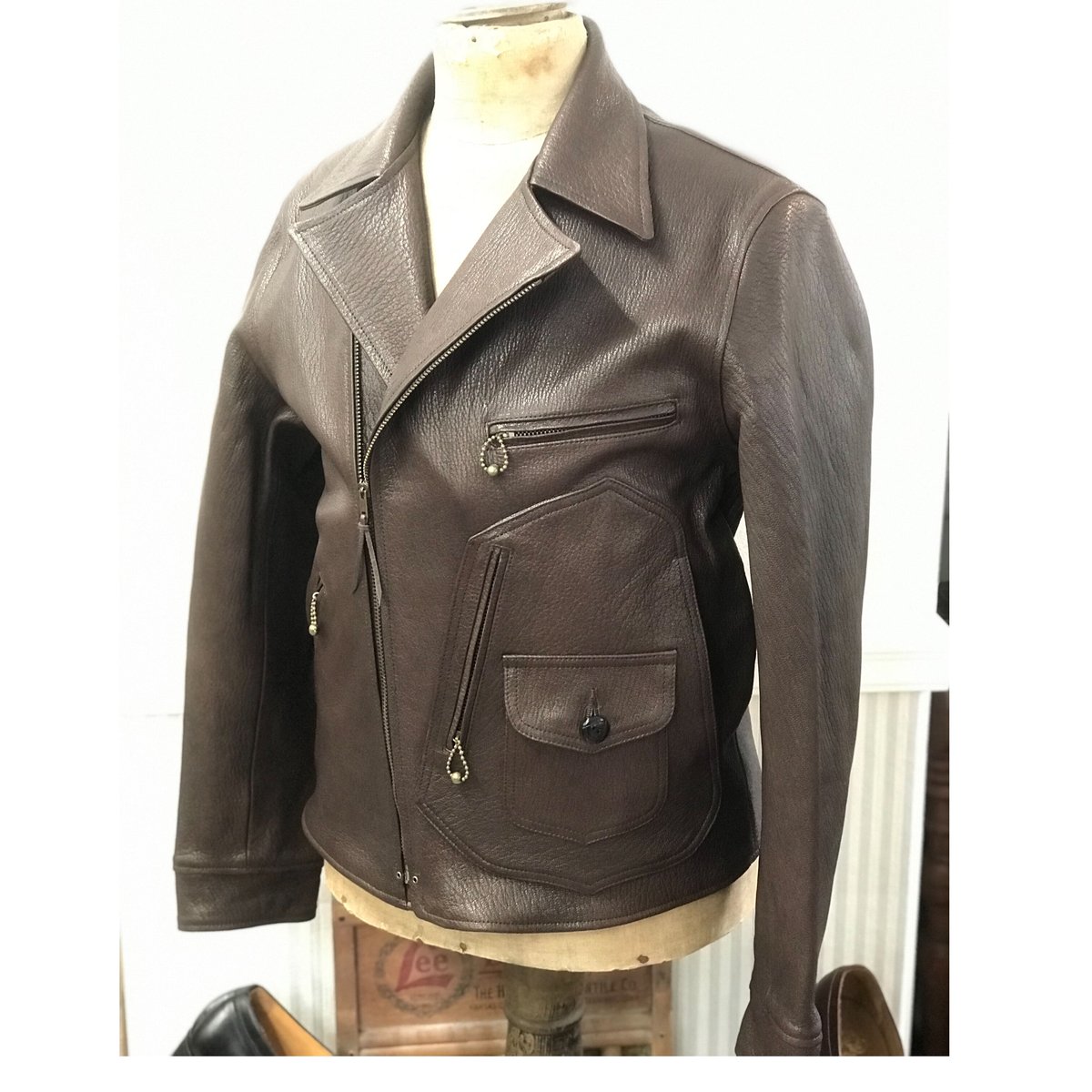 JOHNSON BROS Goatskin Leather Sports Jacket LOT