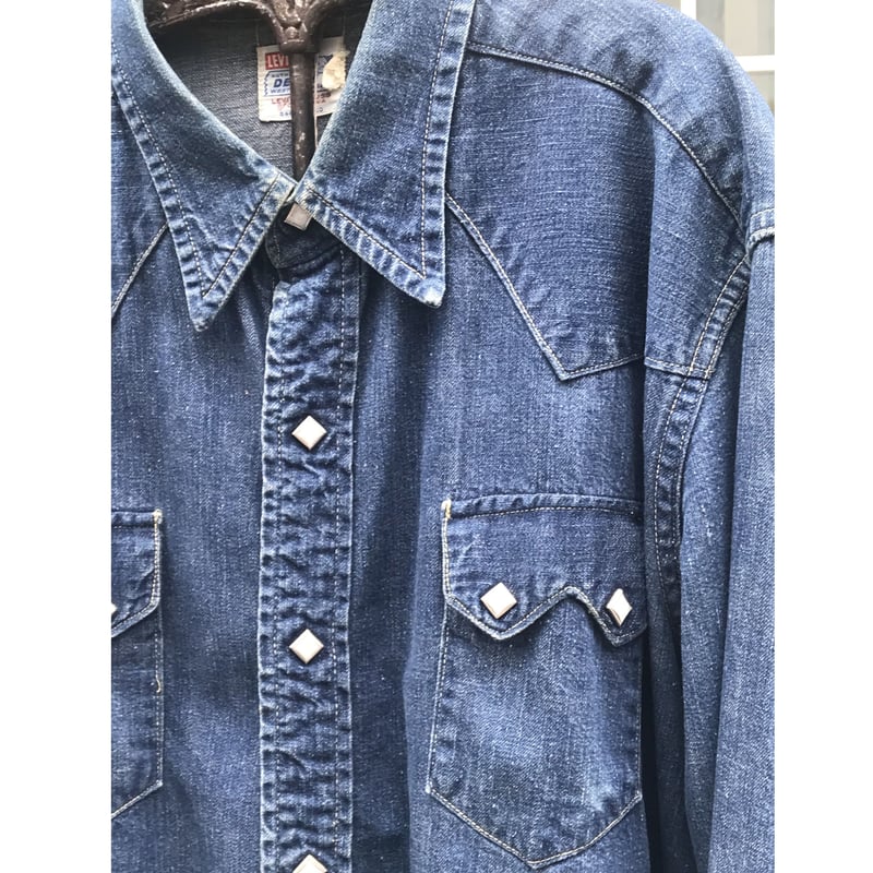 Vintage LEVI'S Short Horn Denim Western Shirts Vintage LEVI'S Short Horn Denim Western Shirts