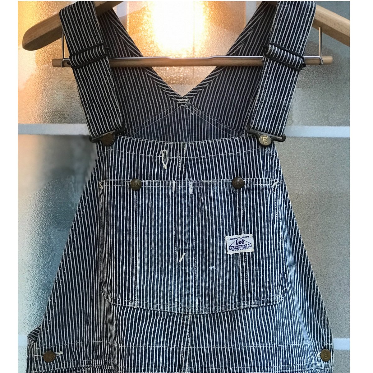 Vintage Lee 98SB Hickory Overalls | Shank Cloth Vintage Lee 98SB Hickory Overalls | Shank Cloth