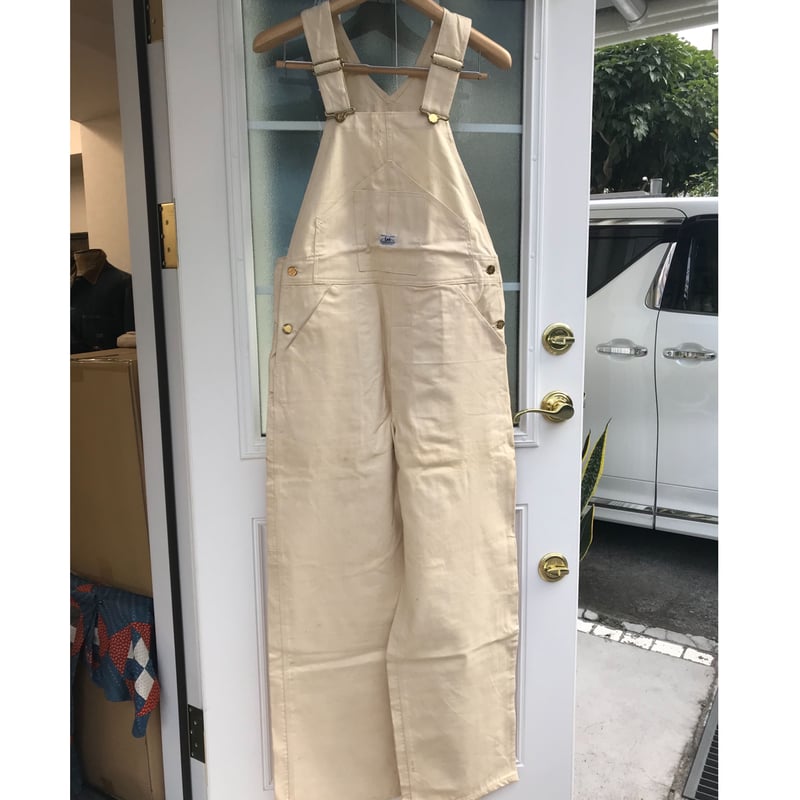 Vintage Lee P44 Off White Overalls DEAD STOCK N