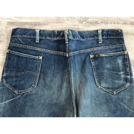 Vintage Lee 101Z サイズ表示入り黒タグ ヒゲ ハチノス