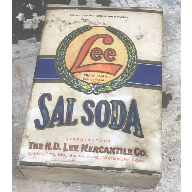 ブ*パ様 H.D. Lee Mercantile Co. ビンテージ看板 Vintage Lee Mercantile SAL SODA Box | Shank Clo