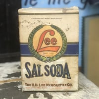Vintage Lee Mercantile SAL SODA Box
