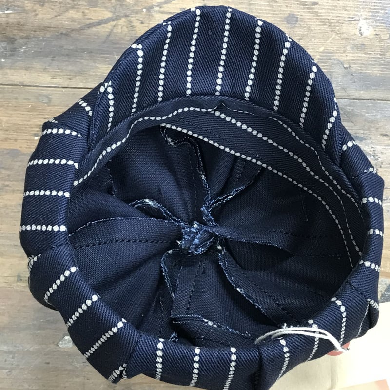 Buddy Lee Doll Casquette INDIGO DOT WABASH STRI