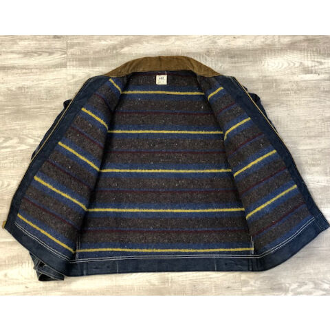 50s〜60s LEE 191-LBワークジャケット 46タロン製ジッパー Lee 191-LB DENIM WORK JACKET（46 LONG） - 古着屋 ｜ mushroom
