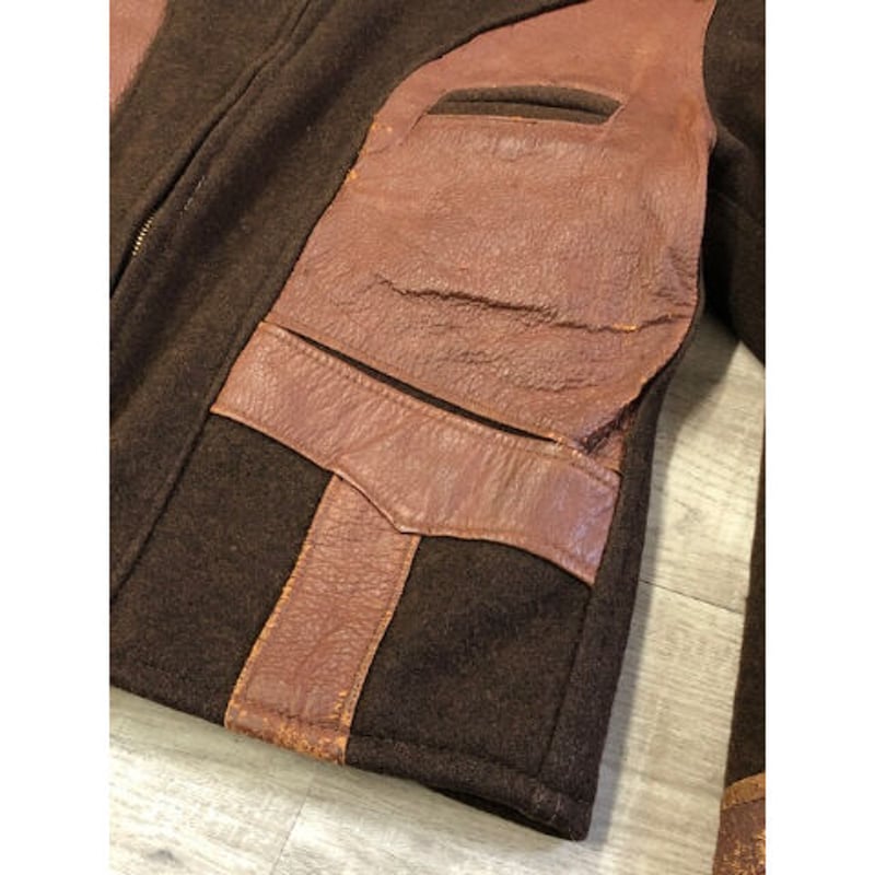 Vintage WOOL LEATHER Sports Jacket | Shank Clot