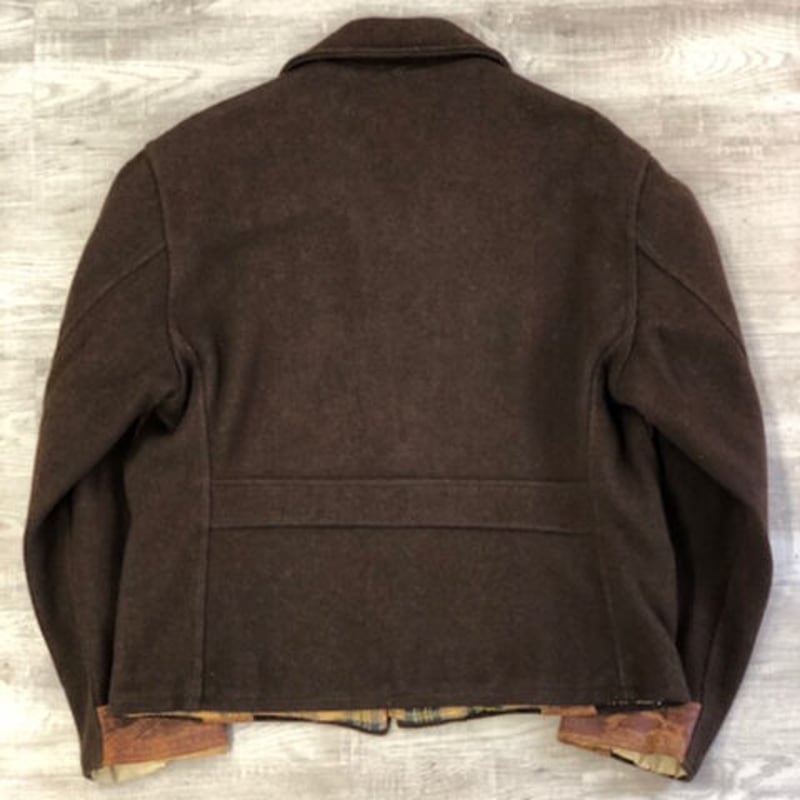 Vintage WOOL LEATHER Sports Jacket | Shank Clot Vintage WOOL LEATHER Sports Jacket | Shank Clot