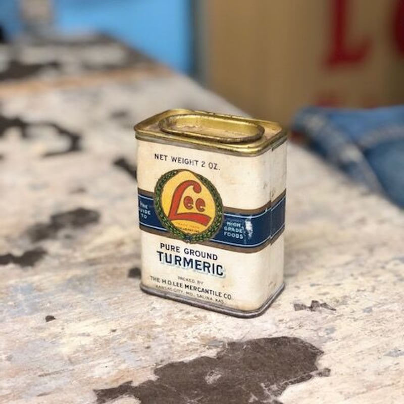 ビンテージ Lee スパイス缶 ☆1940's H.D. LEE COMPANY SPICE TIN リー