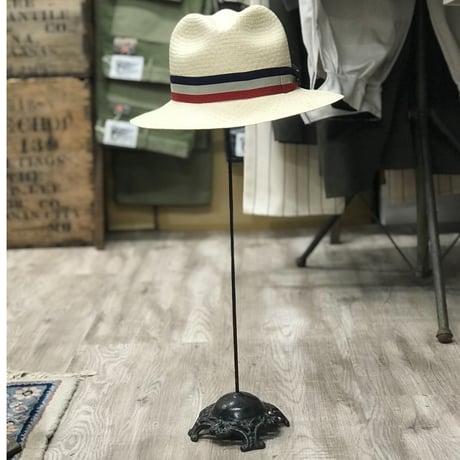 EL SOMBRERO W-Name Panama Hat LOT1563  NATURAL/TRICOLORE