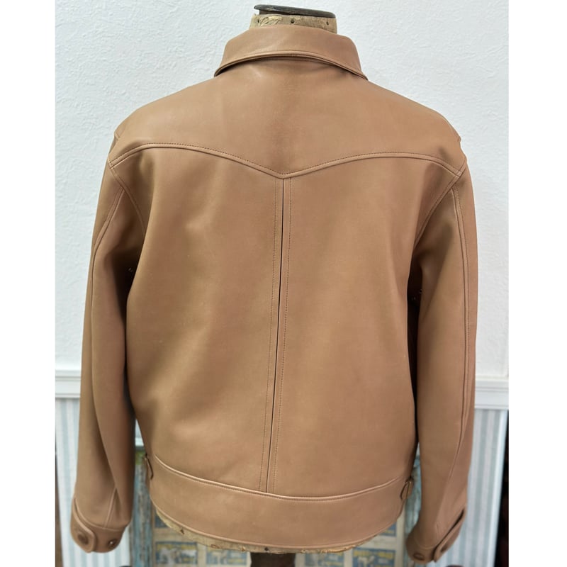 30's Style Cossack Leather Sports Jacket LOT159