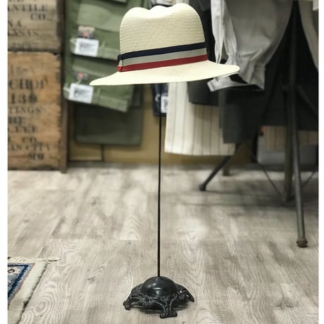 EL SOMBRERO W-Name Panama Hat LOT1563  NATURAL/TRICOLORE