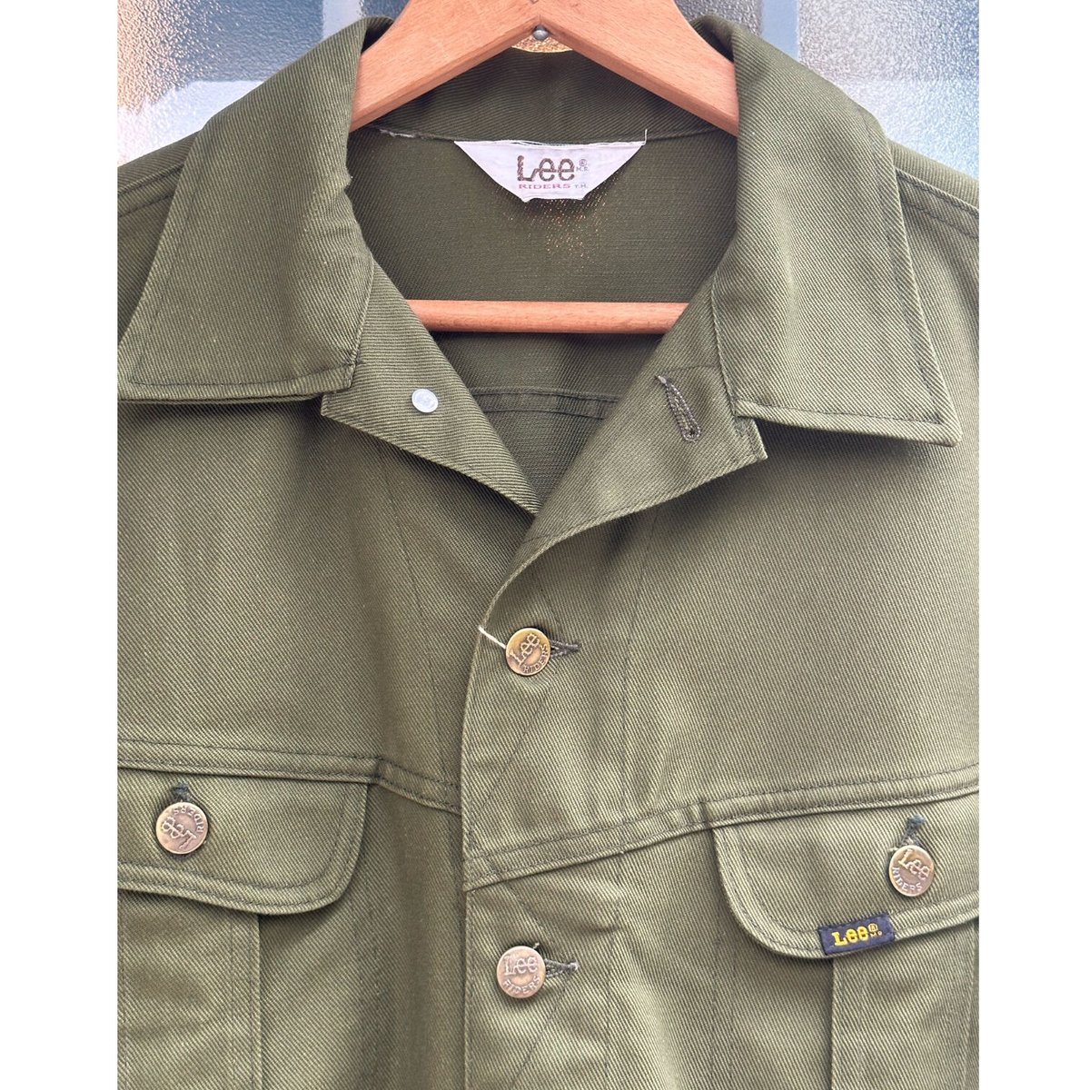 Vintage Lee GREEN TWILL JACKET | Shank Clothing