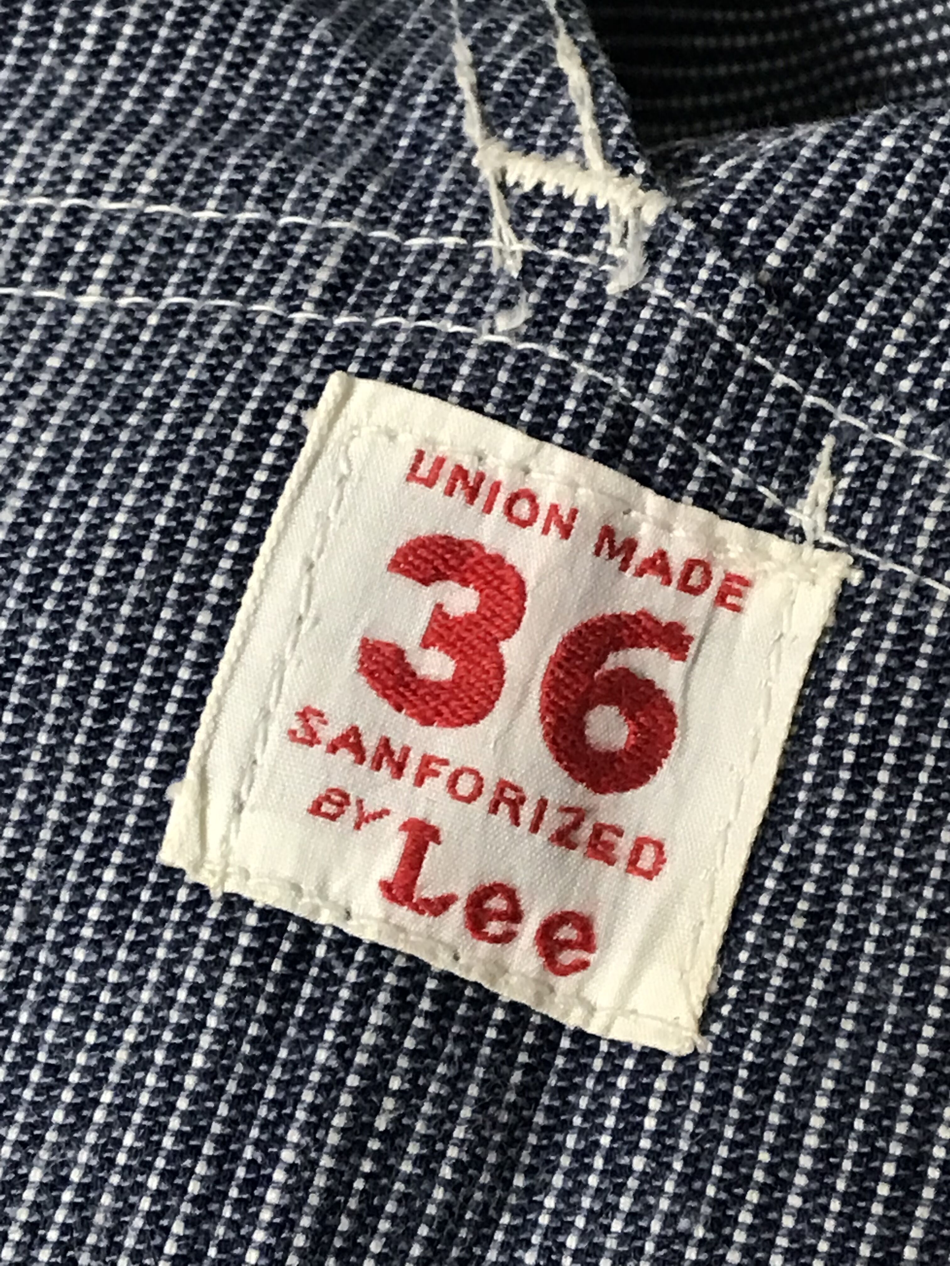 50's UNION MADE BY Lee ヴィンテージ スクラップ 当時物 original
