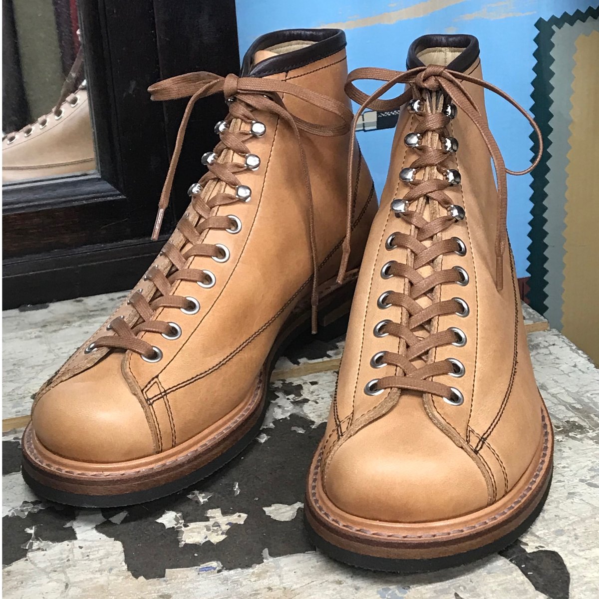 Classical Lineman Boots LOT1034 NATURAL | Shank