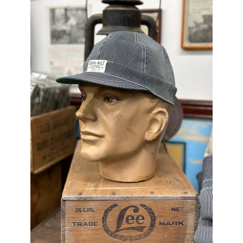 DURA-BILT WORK CAP C-26 8oz PIN STRIPE | Shank DURA-BILT WORK CAP C-26 8oz PIN STRIPE | Shank