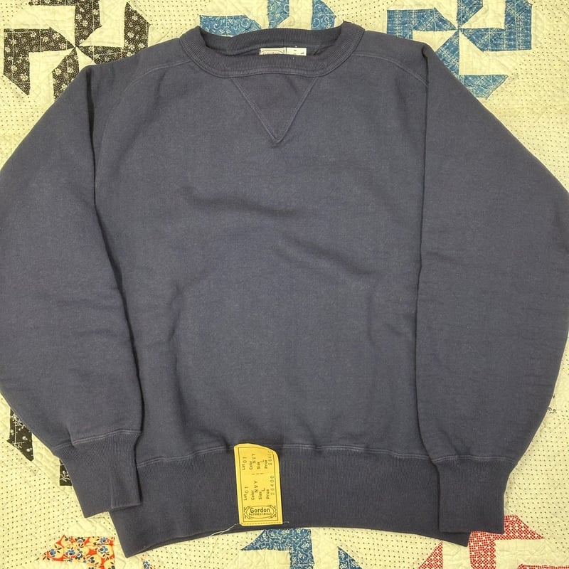 トップス Gordon Double V Freedom Sleeve Sweat Gordon DOUBLE V FREEDOM SLEEVE SWEAT V.NAVY – grandguignol
