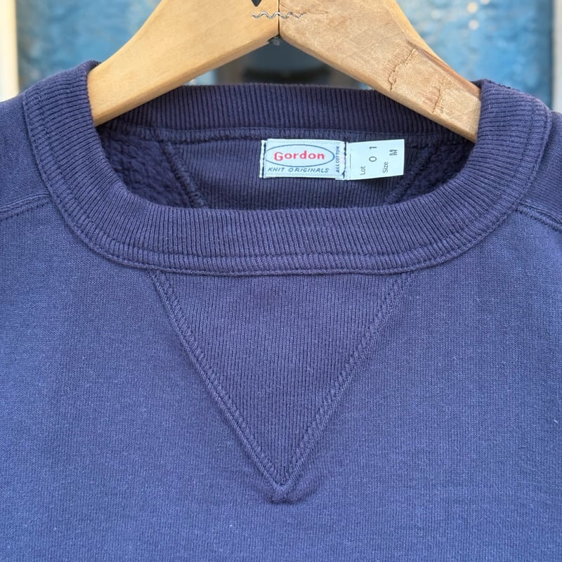 トップス Gordon Double V Freedom Sleeve Sweat Gordon DOUBLE V FREEDOM SLEEVE SWEAT V.NAVY – grandguignol