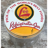 Vintage Lee Refrigerator Jar A1