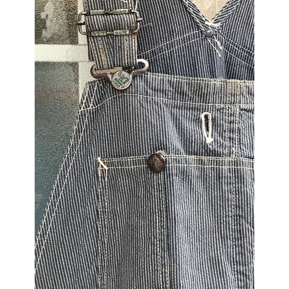 Lee hickory オーバーオール ヴィンテージ Vintage Lee 98SB Hickory Overalls | Shank Cloth
