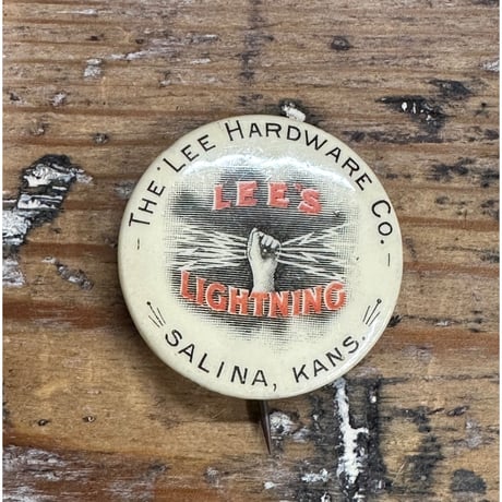 Antique LEE'S LIGHTNING PIN BACK