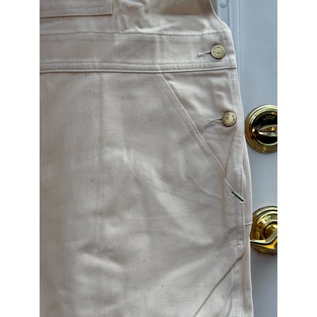 DURA-BILT 3 SERIES Low Back Overalls 34-LB OFF WHITE TWILL