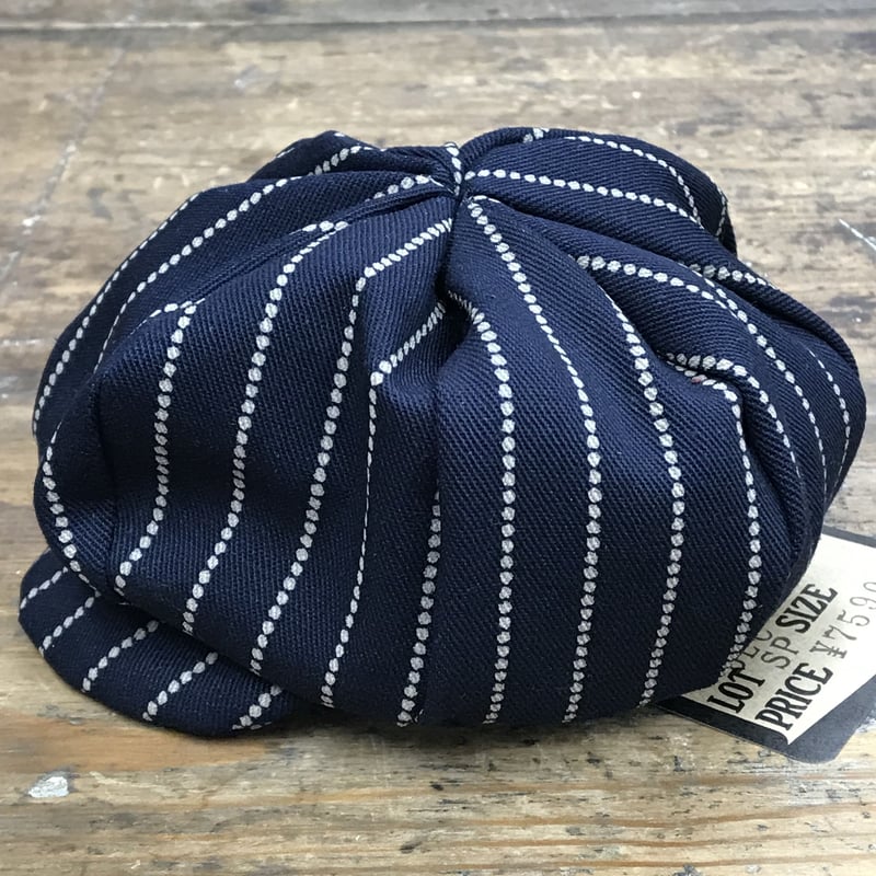 Buddy Lee Doll Casquette INDIGO DOT WABASH STRI