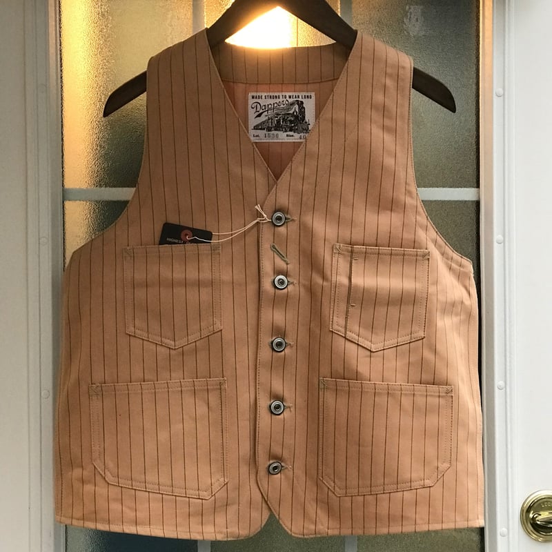 Standard Railroader Work Vest LOT1536SP Shank C