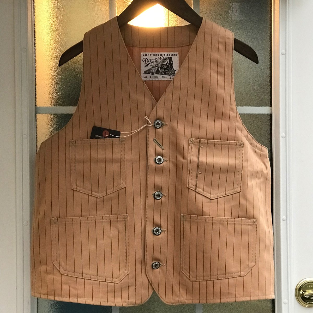 Standard Railroader Work Vest LOT1536SP Shank C