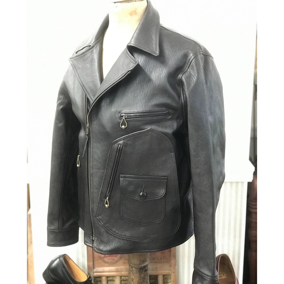 JOHNSON BROS Goatskin Leather Sports Jacket LOT JOHNSON BROS Goatskin Leather Sports Jacket LOT