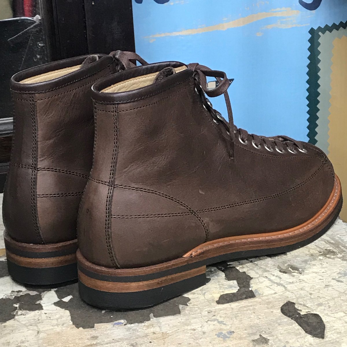 Classical Lineman Boots LOT1034 BROWN | Shank C