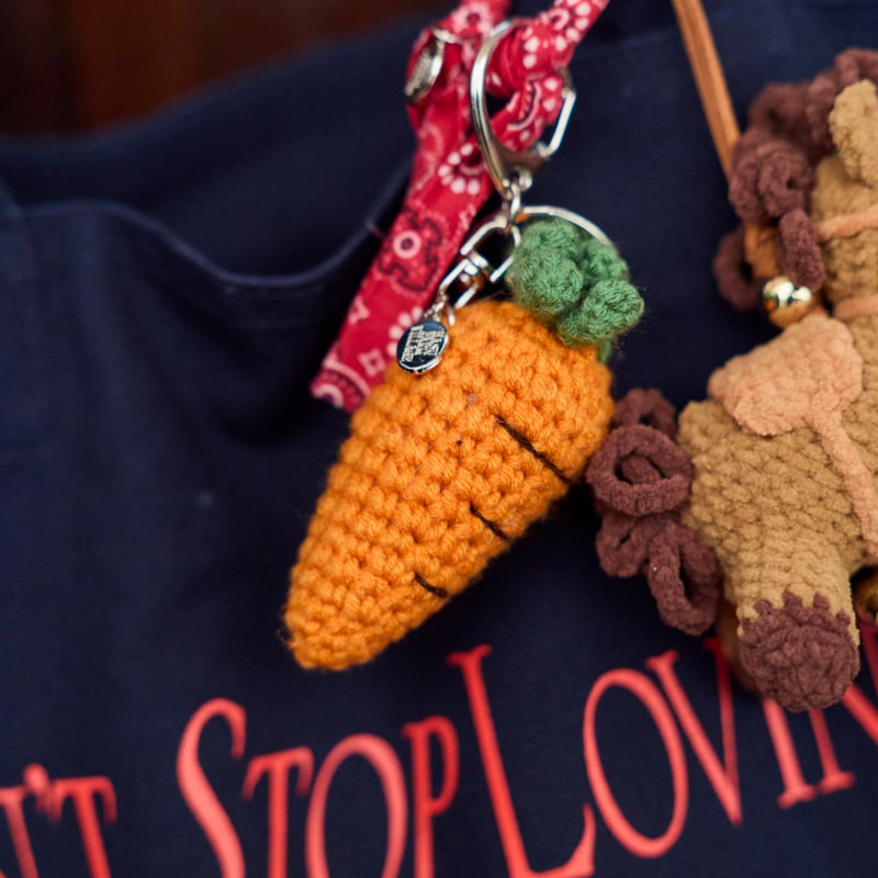 CARROT KEY CHAIN | NASU FARM VILLAGE ONLINE STORE