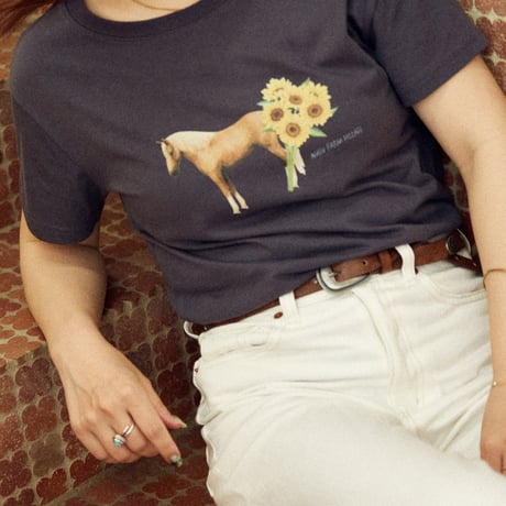 SUNFLOWER HORSE TEE