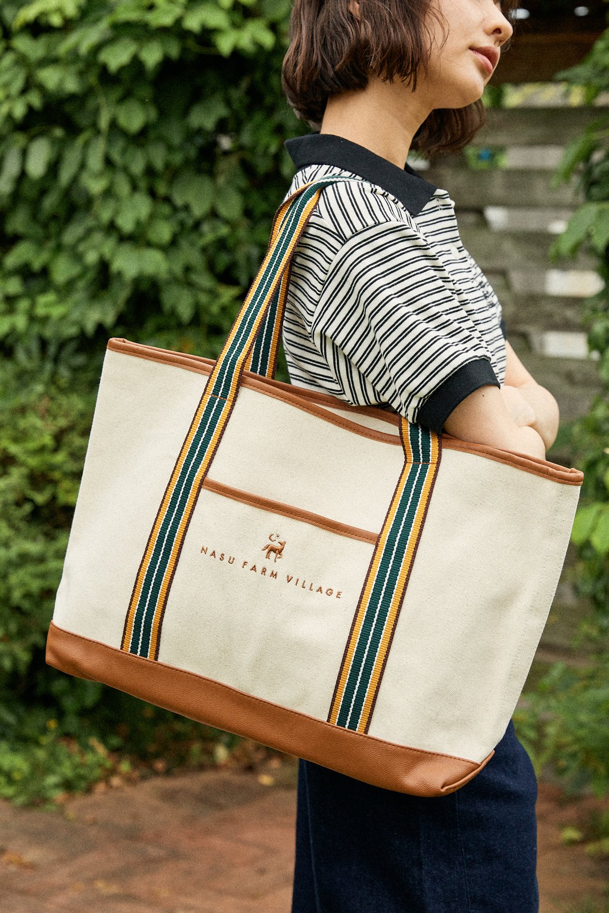 FARM CANVAS TOTE (large) | NASU FARM VILLAGE ON